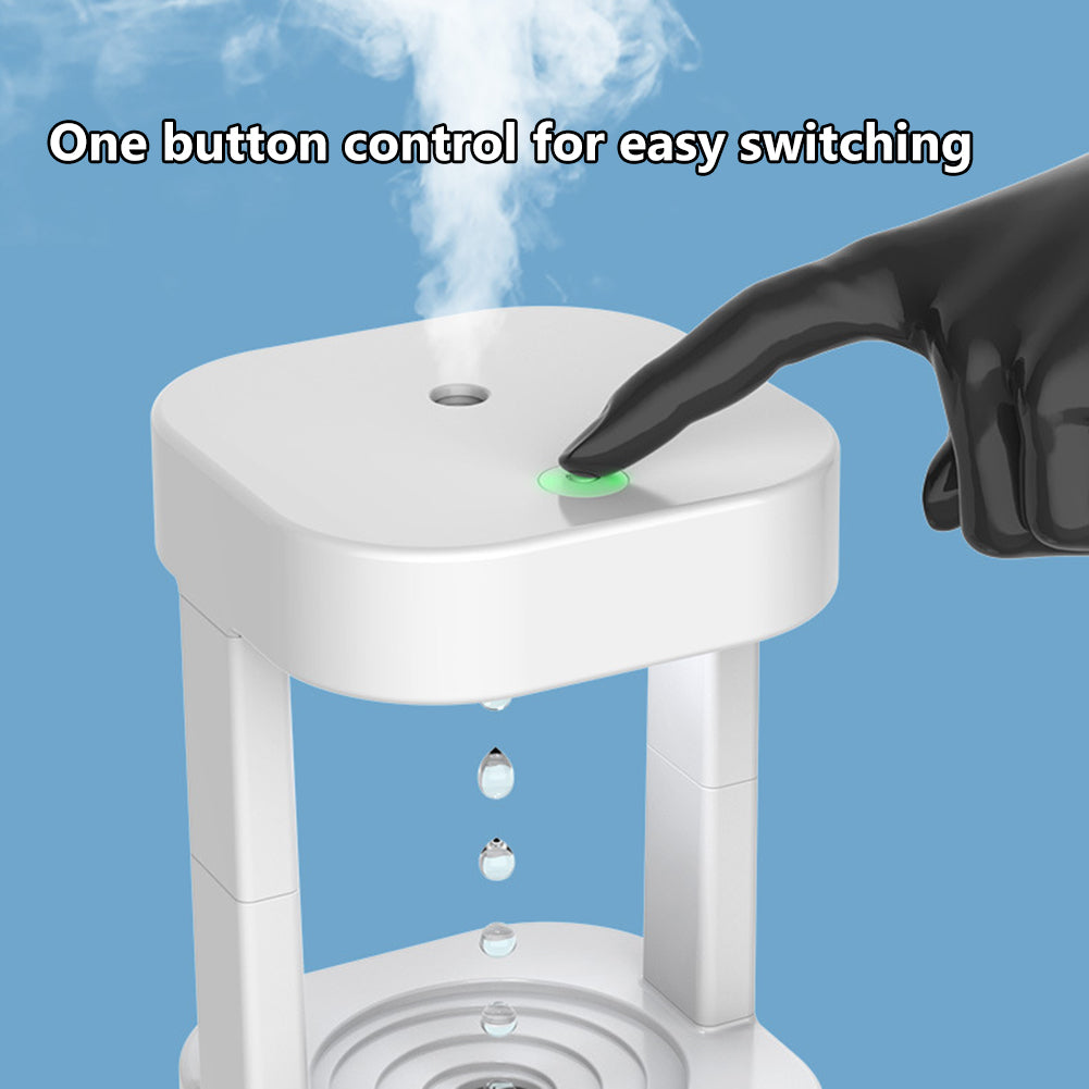 Anti-Gravity Water Drop Humidifier Air Conditioning 580ML