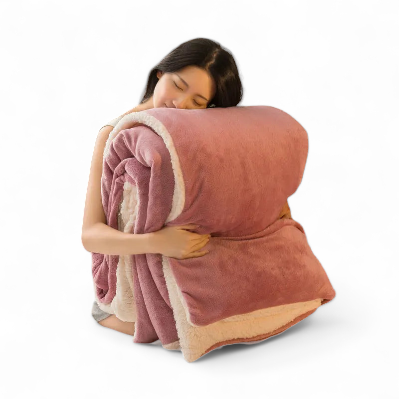 Warm Embrace Luxurious Solid Color Fleece Blankets for a Cozy Winter Haven